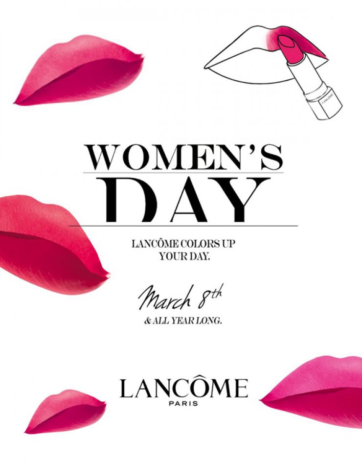 Η Lancôme, μας εύχεται HAPPY WOMEN’S DAY!