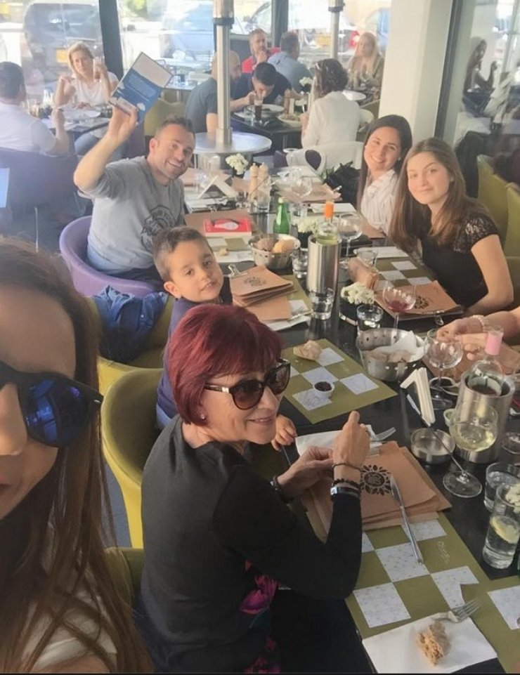 Κατερίνα Αγαπητού - Κρίστιαν Ονουφρίου: Γεύμα με τον γιο τους