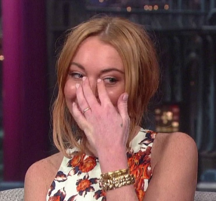 Η Lindsay Lohan έβαλε τα κλάματα σε τηλεοπτική εκπομπή