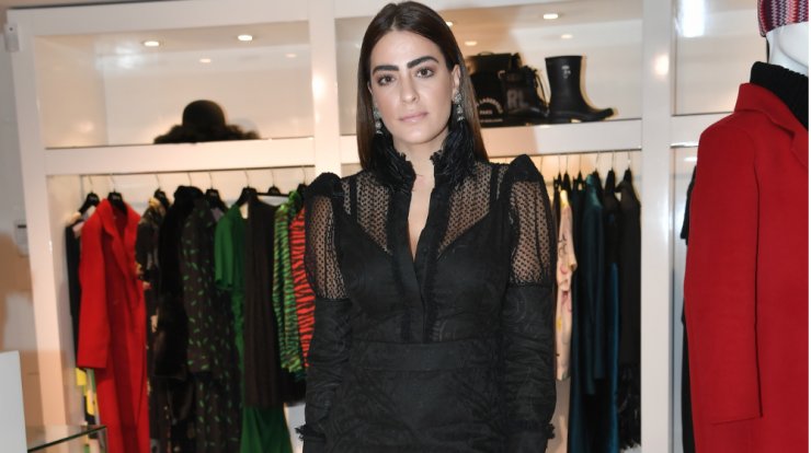 Λουκία Σεργίδη: Ξεχώρισε με total black look