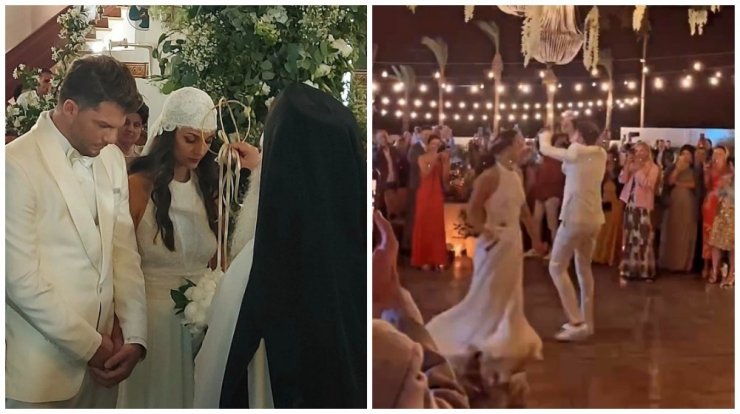 Λούκας Γιώρκας – Βασιλική Σαλαμπάση: Έκαναν είσοδο στο πάρτι τραγουδώντας μαζί [βίντεο]