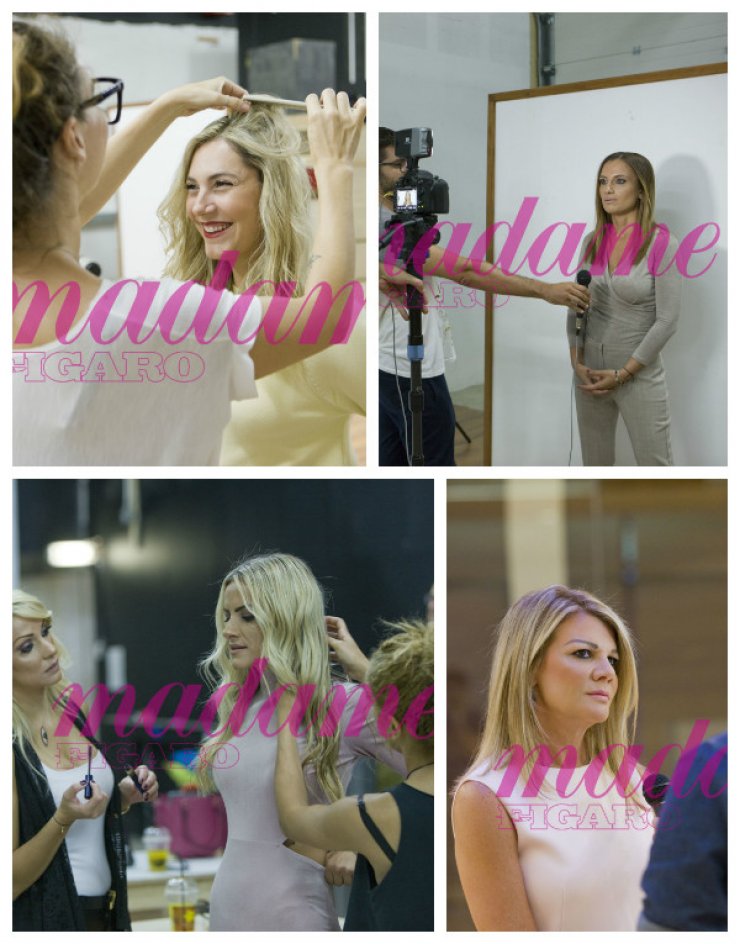 Βρεθήκαμε στο backstage της φωτογράφησης της εκστρατείας κατά του καρκίνου του μαστού για το τεύχος Οκτωβρίου της Madame Figaro