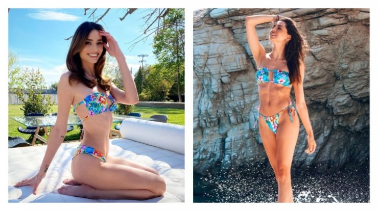Bikinis: To floral bikini που φόρεσε η Ηλιάνα Παπαγεωργίου και η Κλέλια Γιασεμίδου