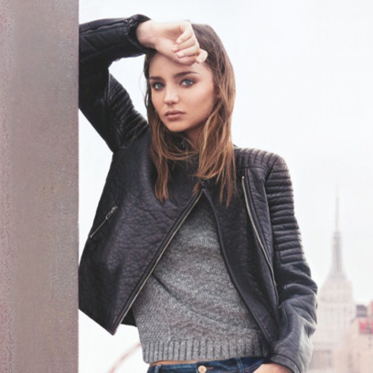 Η Miranda Kerr στη χειμερινή καμπάνια της Mango