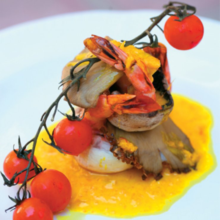 Ναπολεόν πλερώτους με γαρίδες