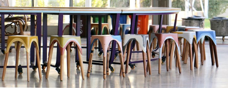 Stools από παλιά έπιπλα