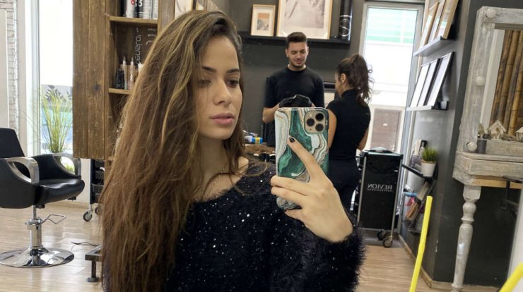 Για πρόβα μαλλιών λίγο πριν τον γάμο! [εικόνες]