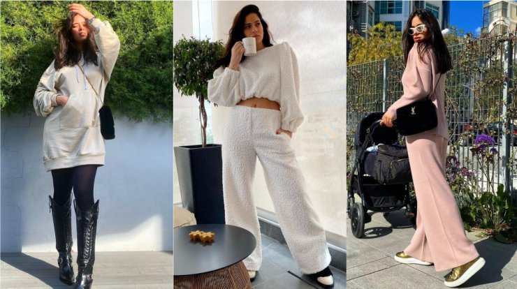 Τα comfy looks της Μαρίας Κορτζιά