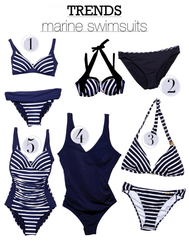 Marine swimsuits