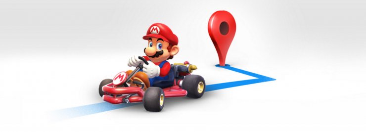 Ο Super Mario της Nintendo στα google maps