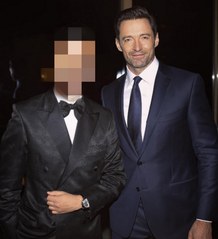 Επώνυμος Κύπριος φωτογραφίζεται με τον Hugh Jackman!