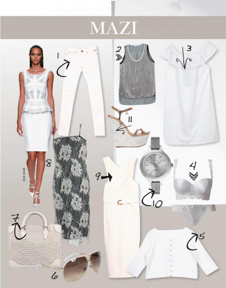 Μαζί λευκό και ασημί!