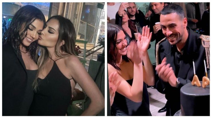 Δέσποινα Βανδή: Με την κόρη της και τον σύντροφό της στο πάρτι του καταστήματός του [εικόνες]