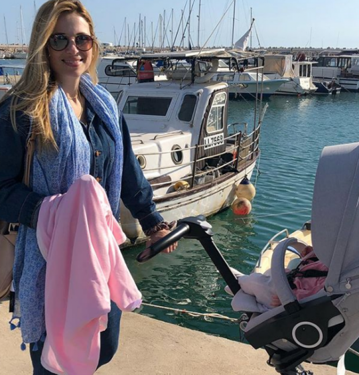 Χριστιάνα Αριστοτέλους: Μας έδειξε για πρώτη φορά το πρόσωπο της μικρής Μελίνας!