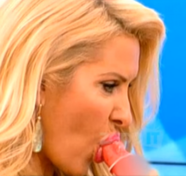 Ελένη Μενεγάκη: Το τρολάρισμα από το Φώτη και τη Μαρία για το γλείψιμο του παγωτού on air!