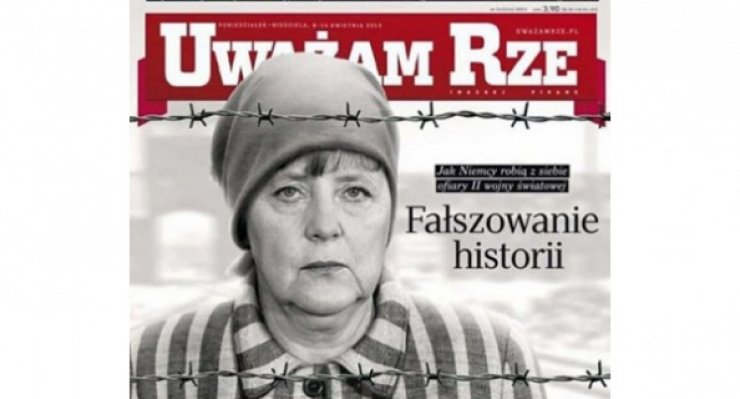 Η Merkel σε στρατόπεδο συγκέντρωσης