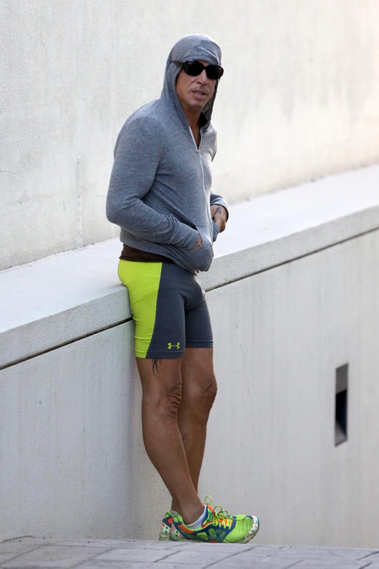 Mickey Rourke: Κολλημένος με τη γυμναστική