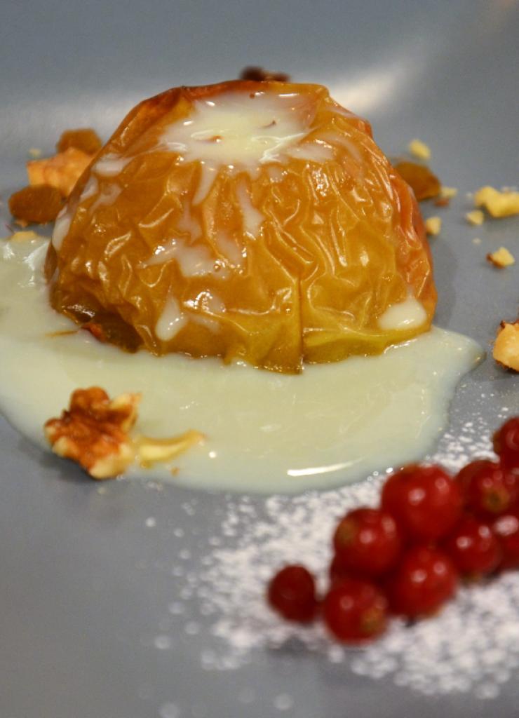 Ψητά μήλα με μέλι