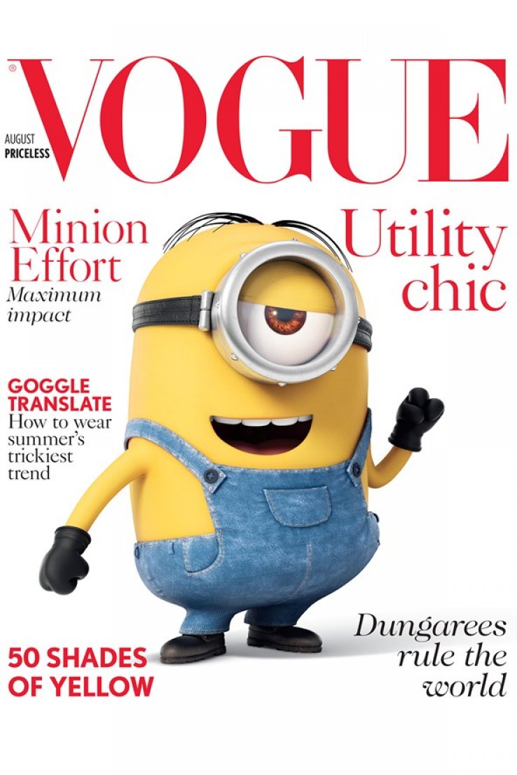  Τα Minions στο εξώφυλλο της Vogue [Βίντεο]