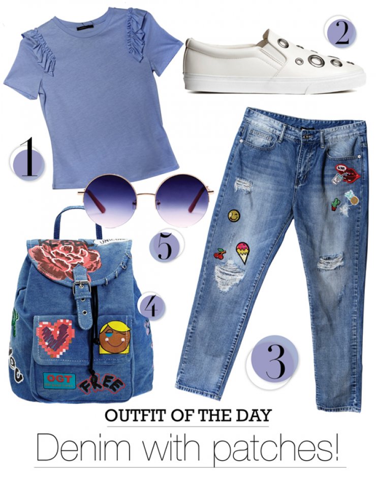 Denim with patches!