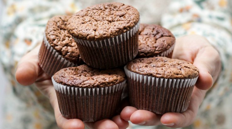 Muffins χωρίς γλουτένη και χαμηλά σε λιπαρά 