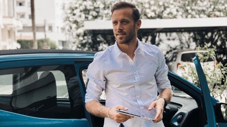 Νεκτάριος Αλεξάνδρου: Στο γήπεδο μαζί με τα τρία του παιδιά [εικόνα]