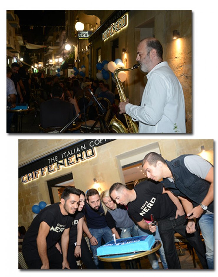 Πήγαμε στο πάρτι για τα πρώτα γενέθλια του Caffè Nero Ονασαγόρου