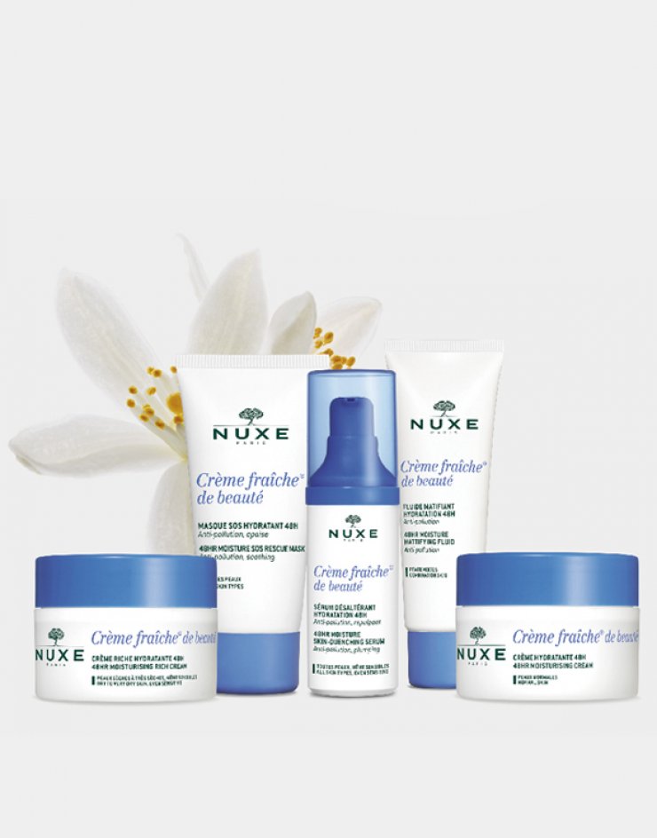 Η νέα σειρά της Nuxe προσφέρει 48ωρη ενυδάτωση και προστασία από την ατμοσφαιρική ρύπανση