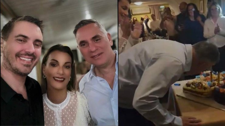 Νικόλας Παπαδόπουλος: Γιόρτασε τα 50 με τον Μιχάλη Χατζηγιάννη να του τραγουδά [βίντεο]