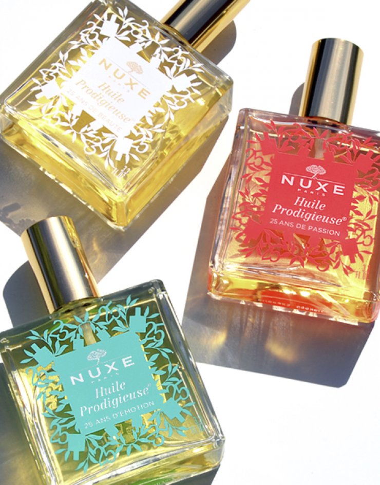 H Nuxe γιορτάζει 25 χρόνια Huile Prodigieuse με στυλ