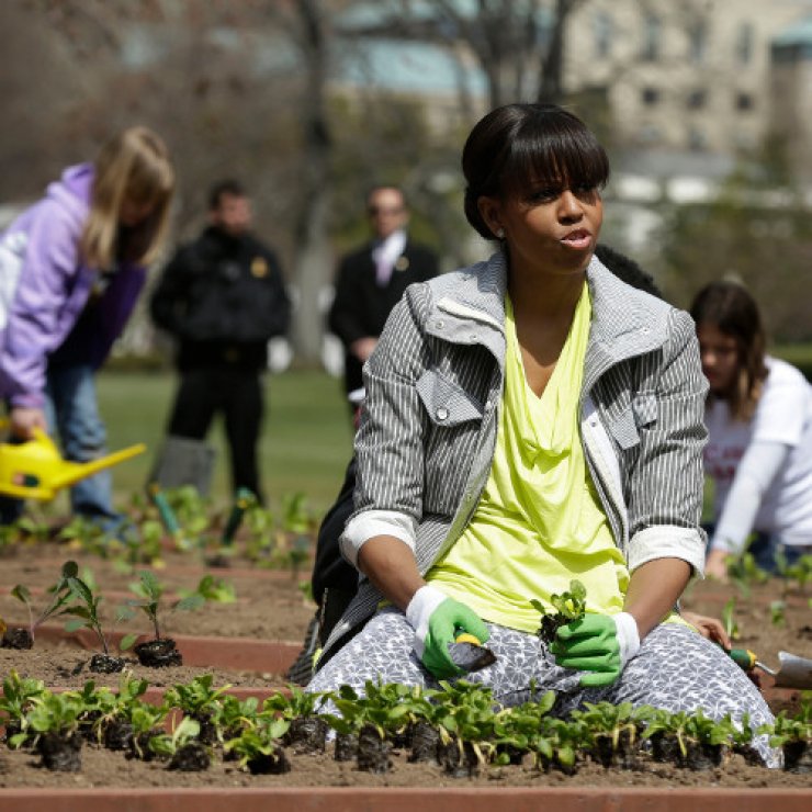 Φυτεύει φθαρτά η Michele Obama