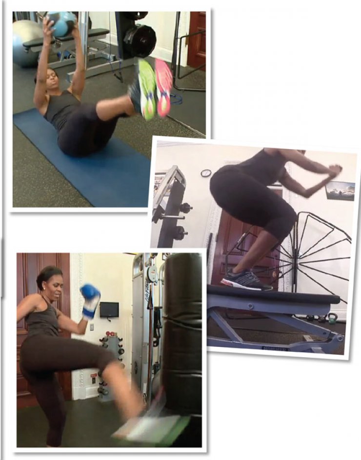 Michelle Obama: Δείτε την να γυμνάζεται! [βίντεο]