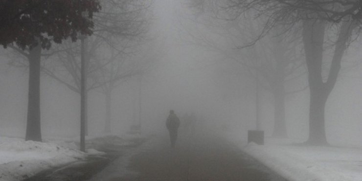 Πυκνή ομίχλη στην περιοχή του Τροόδους