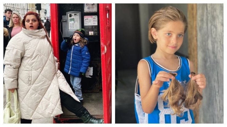 Συγκίνησε ο γιος της Μαριλένης Σταύρου: Έκοψε τα μαλλιά του για να τα δωρίσει [βίντεο]