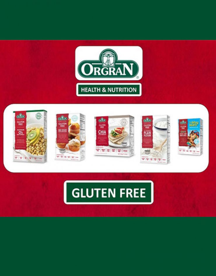 Orgran: Προϊόντα Υγιεινής Διατροφής