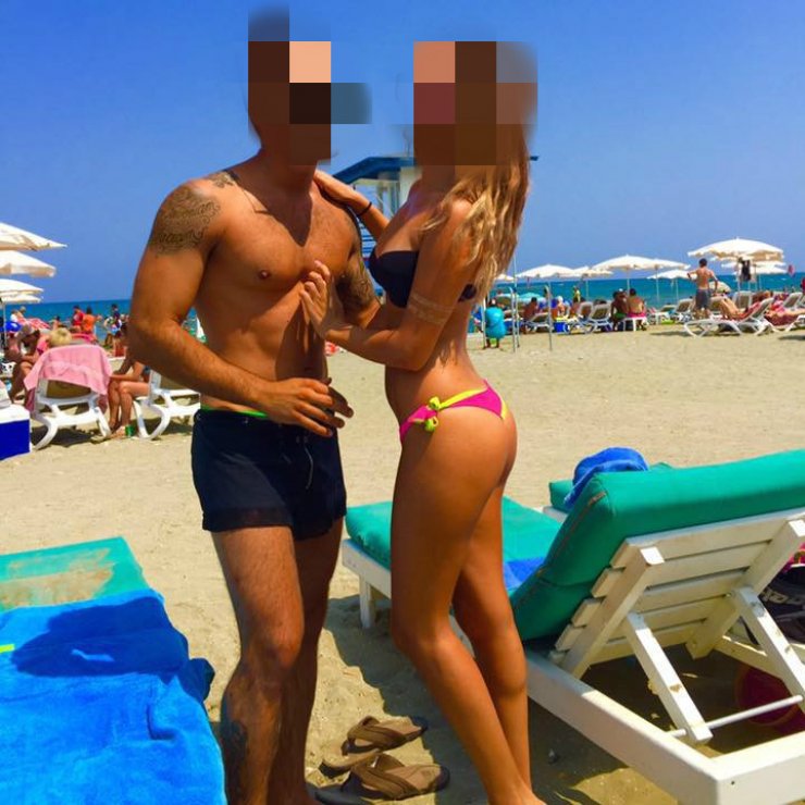 Τα καυτά φιλιά στην παραλία για ζευγάρι της κυπριακής showbiz!