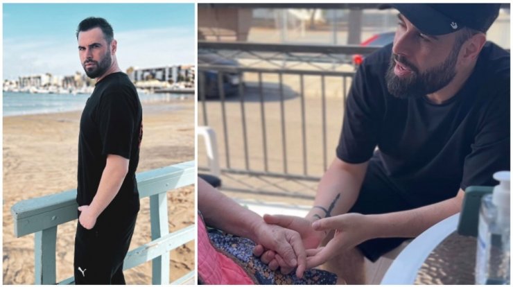 Γιώργος Παπαδόπουλος: Ανατριχιάζει τραγουδώντας στη γιαγιά του κρατώντας της το χέρι [βίντεο]