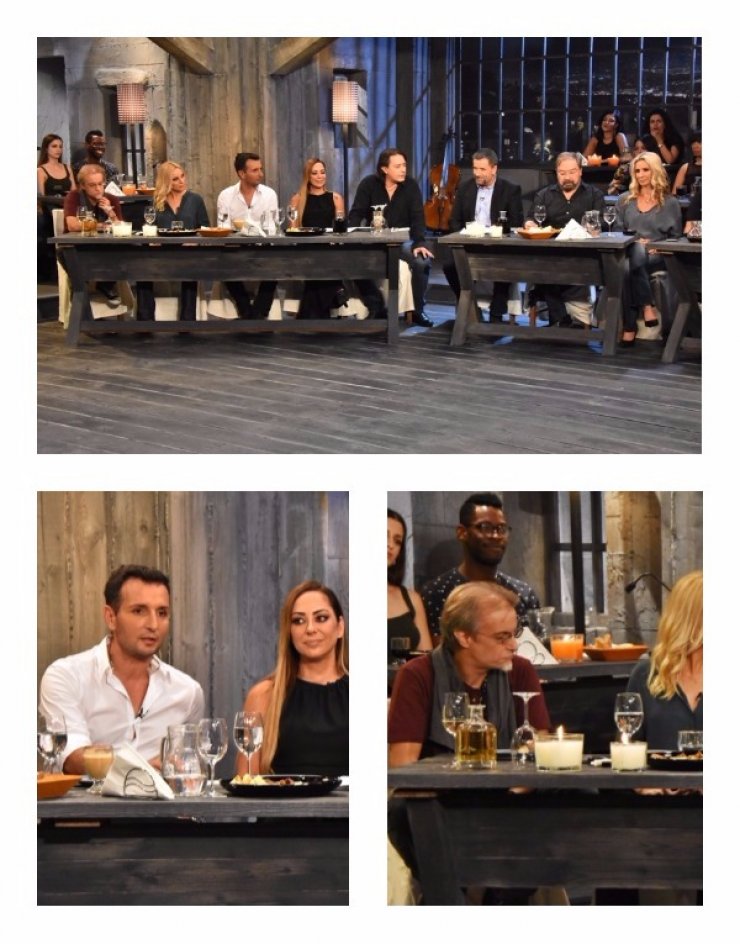 Ο Σπύρος Παπαδόπουλος μας υποδέχεται απόψε στην παρέα του και μας λέει "Στην υγειά μας ρε παιδιά"