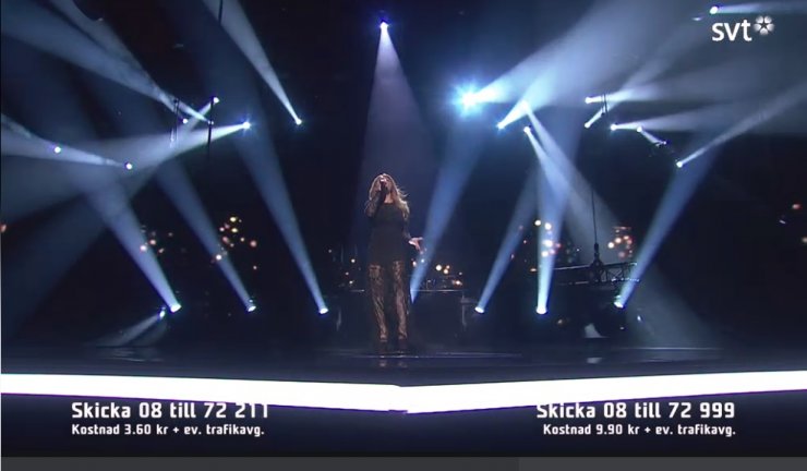 Δείτε την εμφάνιση της Έλενας Παπαρίζου στον A’ ημιτελικό του MelodiFestivalen