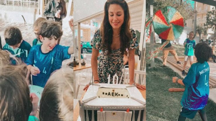 Κατερίνα Παπουτσάκη: Το πάρτι για τα 10α γενέθλια του γιου της Μάξιμου [βίντεο]