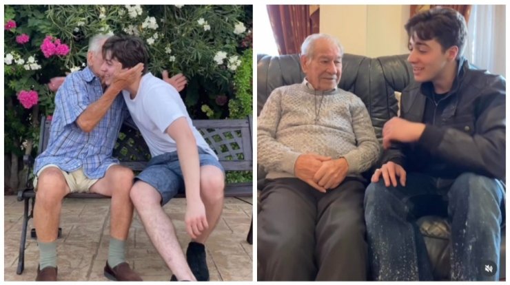 Νεαρός Κύπριος στην Αγγλία έγινε viral ερμηνεύοντας ελληνικά τραγούδια στον παππού του