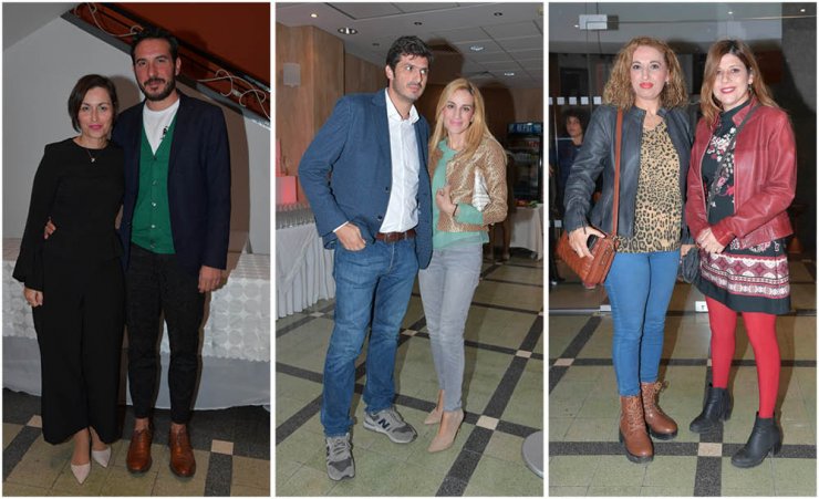 Στην πρεμιέρα της παράστασης "Επάγγελμα Πόρνη" με την Αλεξάνδρα Παλαιολόγου