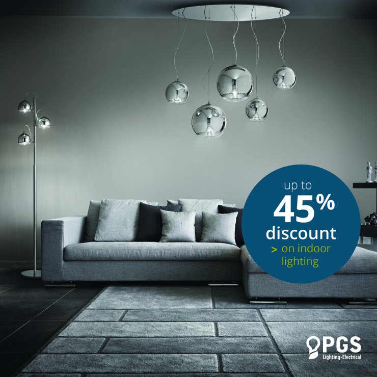 PGS Ligthting Electrical: Νότα ανανέωσης σε κάθε δωμάτιο του σπιτιού, με έκπτωση έως και 45%
