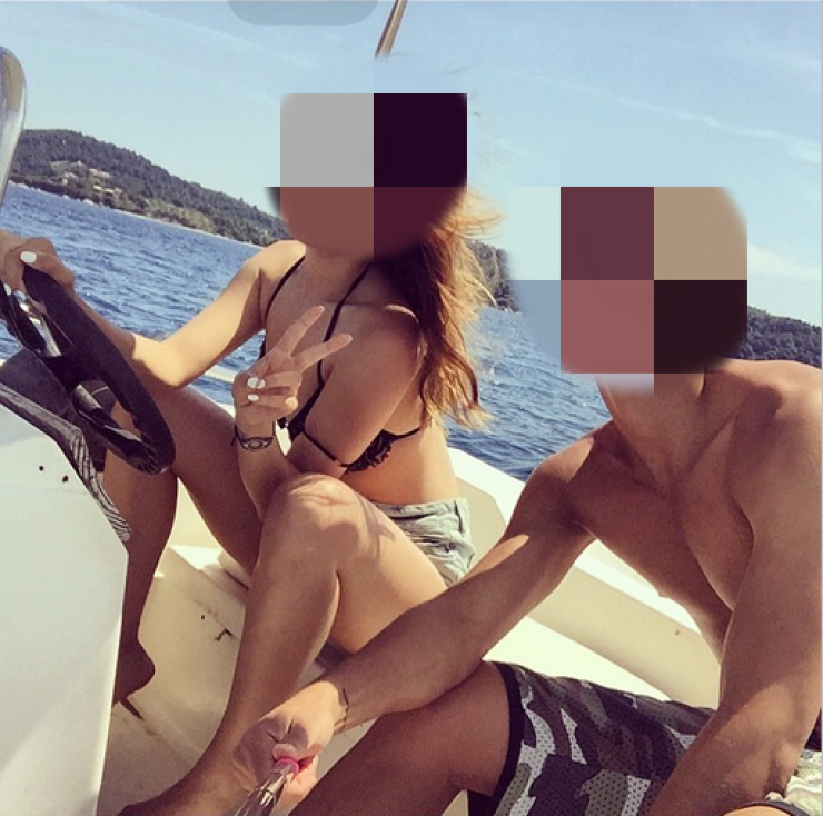 Ζευγάρι της κυπριακής showbiz κάνει βόλτα με σκάφος!