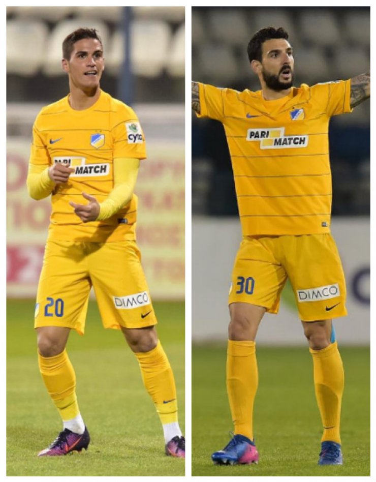 Πιέρος Σωτηρίου – Γιώργος Μερκής: Με τις συντρόφους τους στην αποστολή του ΑΠΟΕΛ στο Βέλγιο!