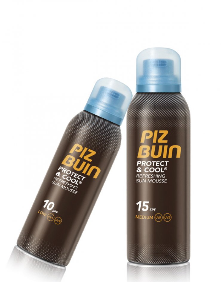 Παραμένουμε δροσεροί αυτό το καλοκαίρι με το νέο Piz Buin Protect & Cool Refreshing Sun Mousse