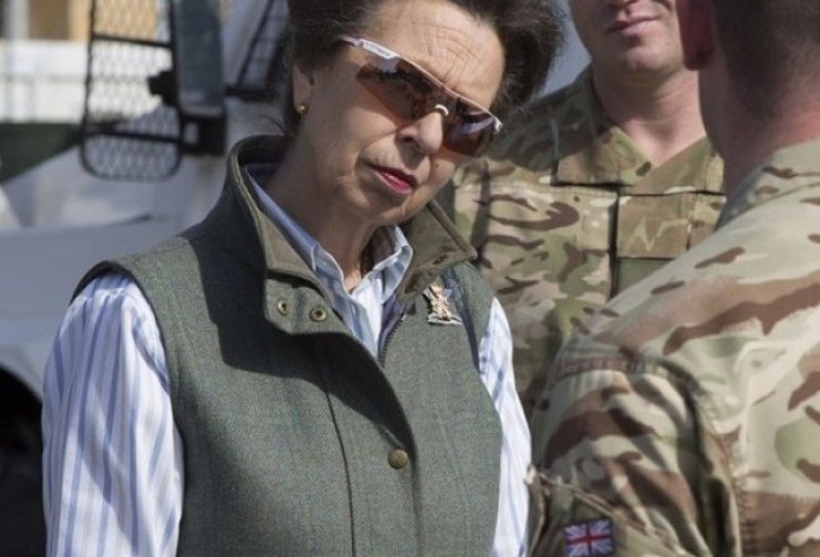 Η Πριγκίπισσα Άννα στην "πράσινη γραμμή"