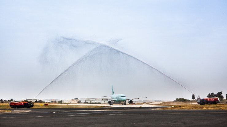 Θερμή υποδοχή της  Cyprus Airways στη Μάλτα 