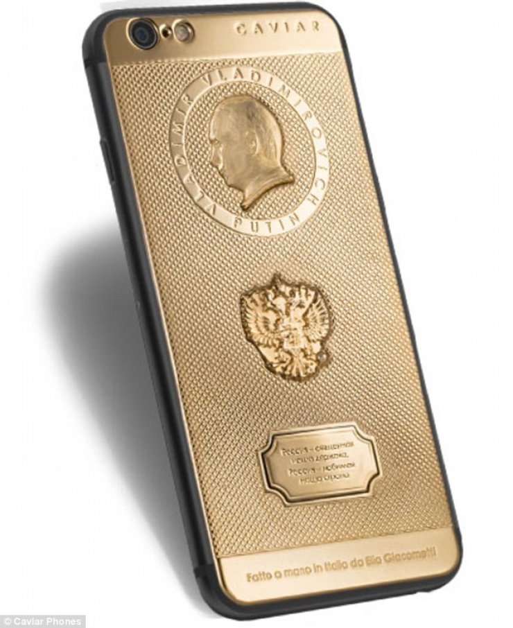 Εταιρεία κοσμημάτων διακοσμεί το iPhone 6 με τον Πούτιν... χρυσό