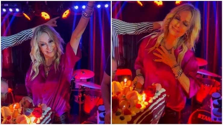 Άννα Βίσση: Γιόρτασε τα 65α γενέθλια της με πριβέ πάρτι και μία γιγάντια red velvet τούρτα [βίντεο]
